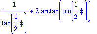 1/tan(1/2*phi)+2*arctan(tan(1/2*phi))
